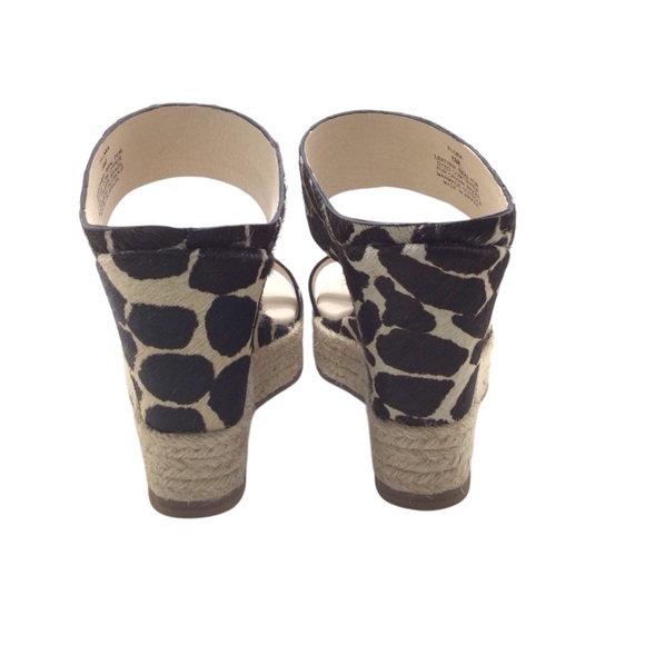 NWOB Matisse Flora Womens Cow Print Espadrille Wedge Sandal Size 6M - Picture 7 of 10